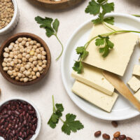 Proteína vegetal orgánica en polvo para alimentación vegana